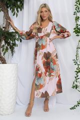 П13138-34М Платье LADY TAIGA Бежевое