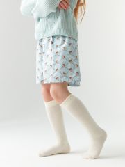 Omsa Гольфы OMSA kids Gambaletto 32A02 ажурные - борт шахматкой и пикотами Avorio (Молочный)