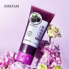 Антицеллюлитный гель-скраб для тела с олигопептидами Jomtam с ежевикой, 200 мл