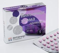 Пиколинат хрома премиум, при избыточном весе, 30 таблеток 5093031