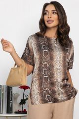 548560 LT Collection Блуза коричневый