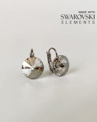 Серьги с кристаллами Swarovski