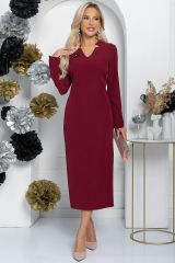 П11652 Платье LADY TAIGA Бордовое