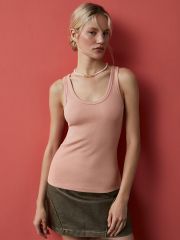 BMi_F 1321_01CE Майка (кашкорсе) Minimi Майка Rosa Antico (Розовый)