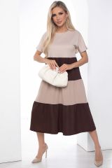 П10030 LT Collection Платье бежевый