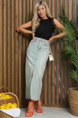 528673 LT Collection Юбка голубо-зелёный