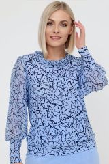 463363 RISE Блузка Голубой, синий