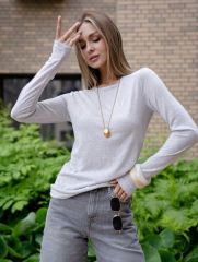 543003 Binita Лонгслив светло-серый