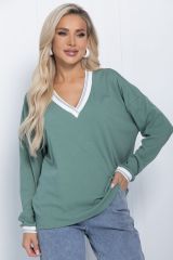 453180 LT Collection Джемпер оливковый
