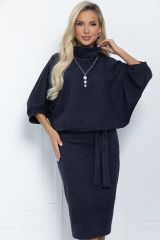 П11490 Платье LADY TAIGA Темно-синее