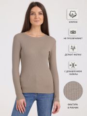 318931 Апрель Лонгслив бежевый