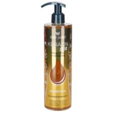 6858 OIL + KERATIN Шампунь д/укрепления волос 400 мл BELLE JARDIN