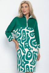 П11079 LT Collection Платье зелёный