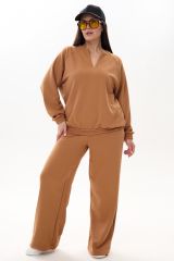 533048 Lika Dress Костюм Коричневый