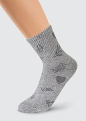 451771 CLEVER Носки меланж серый