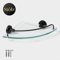 Полка для ванной угловая Stölz Loft basic, стекло