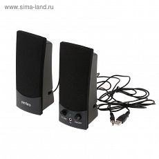 2117454 Компьютерные колонки 2.0 Perfeo UNO, 2 х 3 Вт, USB, черные