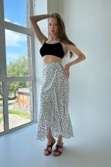 440169 RISE Юбка Белый, черный