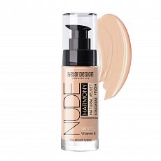 028893 Belor Design. Тональный крем NUDE HARMONY тон 203 Medium beige