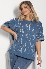 501269 LT Collection Блуза джинсовый