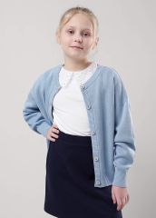 551702 CLEVER Жакет голубой