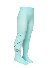 Omsa Колготки OMSA kids Collant 13Р66-1 с рисунком (акула) Acqua (Голубой)