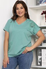 542277 LT Collection Блуза бирюзовый