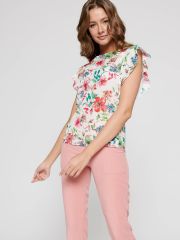 19С-944ТСП Conte elegant Блузка romantic flora