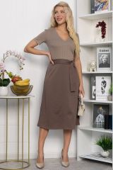 544776 LT Collection Платье коричневый