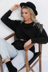Б12737-5М LT Collection Свитшот черный