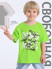 499742 Апрель Футболка ярко-салатовый