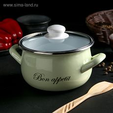 2292800 Кастрюля «Лайм» 2,1 л, стеклянная крышка
