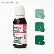 5478345 Краситель пищевой Kreda Bio S-gel 36 водорастворимый лесная зелень, 20 мл