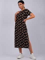 533732 Malina Платье чёрный/бежевый