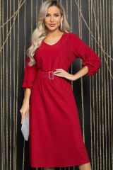 П12041 LT Collection Платье красный