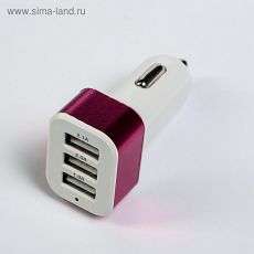 2702530 Зарядное устройство TORSO, 12-24 В, 3 USB 1.0 А, 2.0 А, 2.1 А, микс