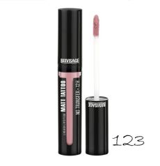 030589 LuxVisage MATT TATTOO. Жидкая губная помада тон 123 Dusty Rose