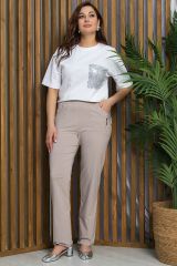 532686 LT Collection Брюки бежевый