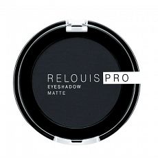 024789 Relouis. Тени для век Pro Eyeshadow Matte, тон 17 carbon