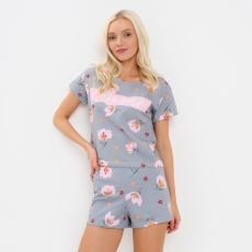 Пижама женская (футболка, шорты) KAFTAN L`amour, размер 40-42