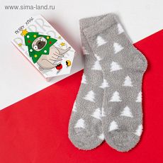 5385982 Носки в подарочной коробке "Merry Xmas" р. 20-22 см