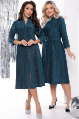 П12006 Платье LADY TAIGA Бирюзовое