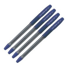 4825379 Набор ручек шариковых Pilot BPS-GP, резиновый упор, 1.0мм, масляная основа, чернила синие, 4 штуки
