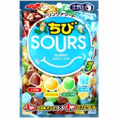 71743 NOBEL SOURS Жевательный мармелад с кислинкой, 4 вида освежающих газированых напитков 80 гр