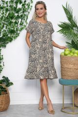 538121 LT Collection Платье бежевый