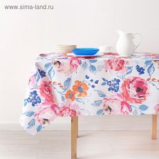 3923320 Скатерть «Доляна» Акварель 140×180 см, 100% п/э