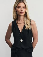535120 ZARINA Блузка черный