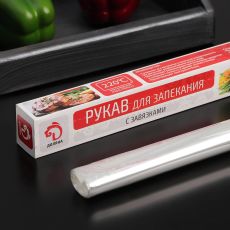 Рукав для запекания Доляна, 0,38×5 м, XXL, с завязками 965094