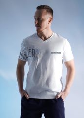 528078 CLEVER Футболка белый