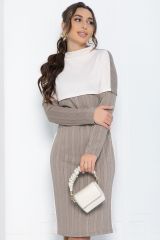 П12070 Платье LADY TAIGA Бежевое